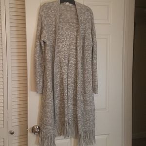Gap Size S Gray Duster Cardigan